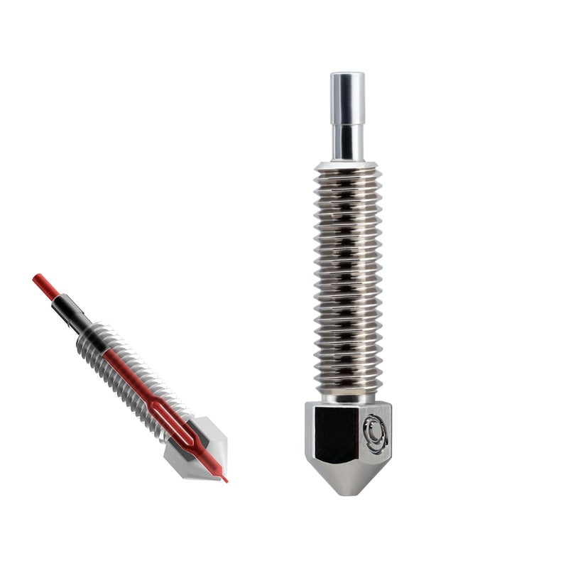 Micro-Swiss FlowTech™ CHT - High Flow Nozzle - Equipped with CHT Technology - Multi Filament Channel Design (0.4mm) - Image 3